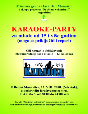 Plakat za Karaoke-party